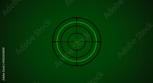 Abstract Green Target Scope