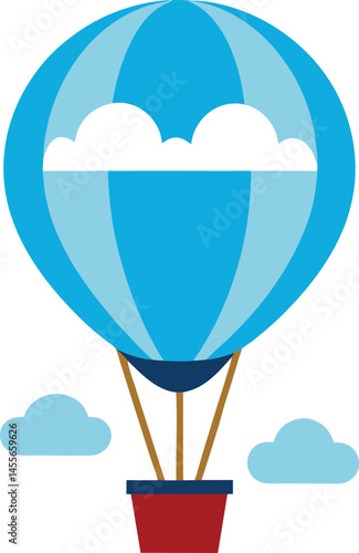 Vector illustration of an air balloon