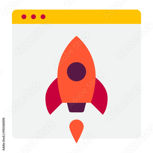 Icon Rocket Launch