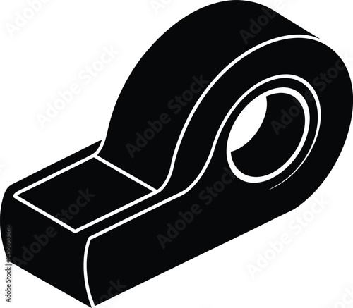 scotch tape dispenser on white background  .eps