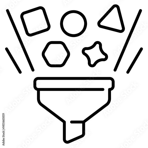 Data Collection line Icon