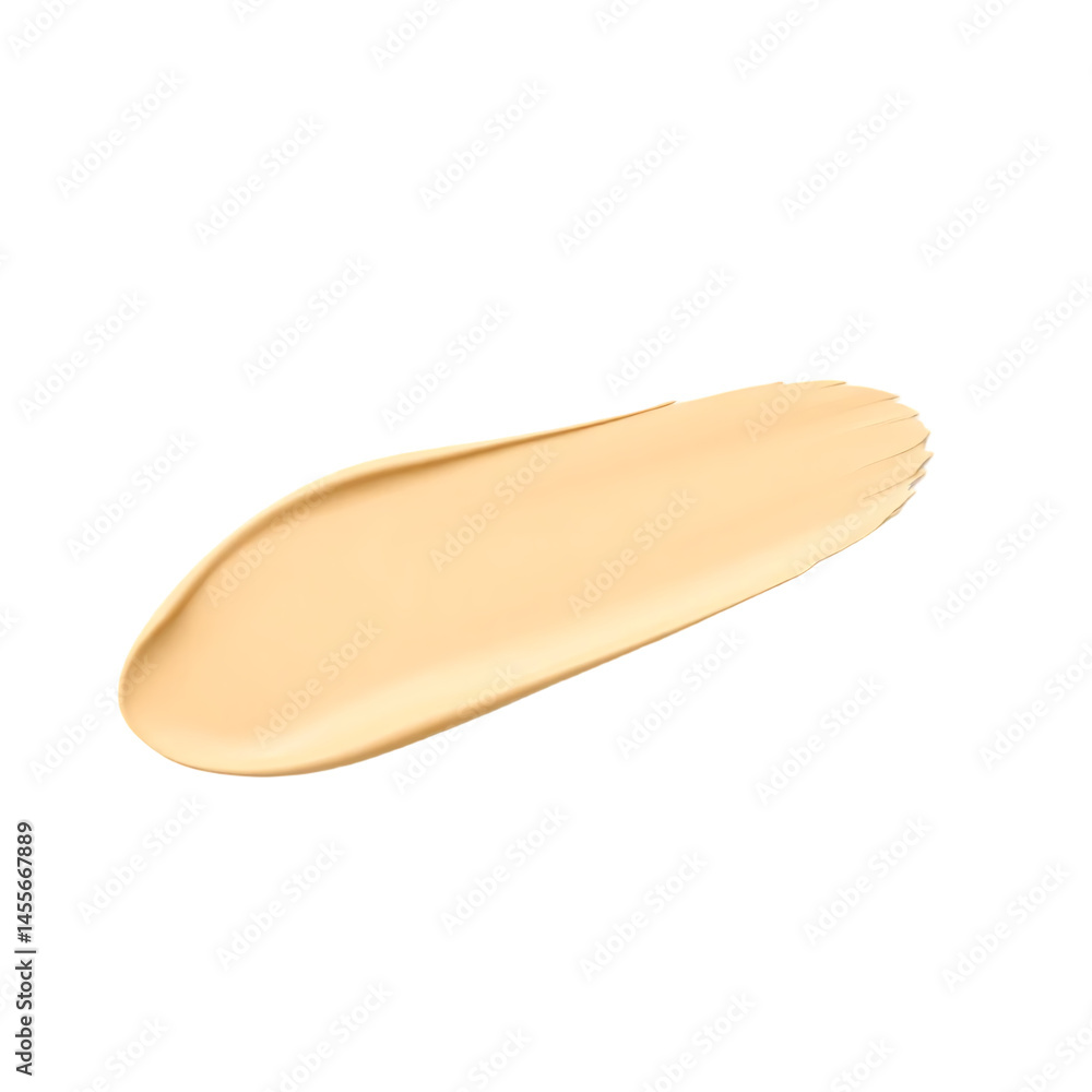 Foundation Swatch on Transparent Background Foundation Swatch on Transparent Background
