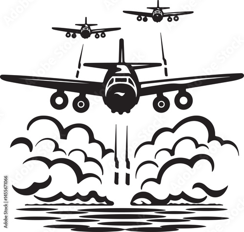 vector illustration of a plane and stars, airplane, plane, travel, aircraft, fly, jet, sky, air, vector, transport, flight, illustration, icon, transportation, design, flying, aeroplane, silhouette, a