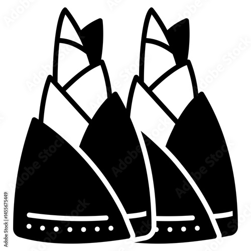 Asparagus Black fIll Icon