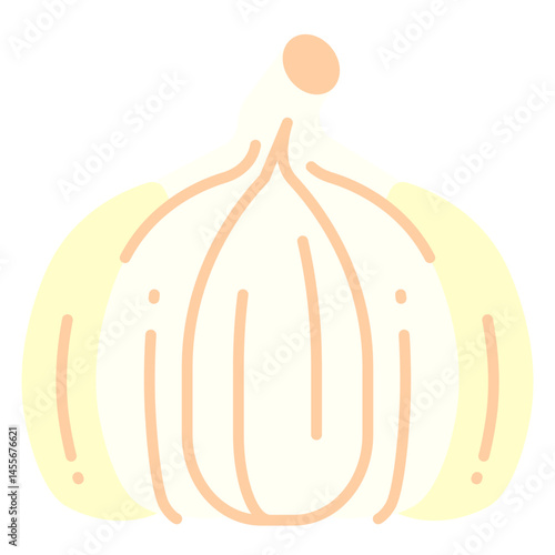 Garlic Flat vector