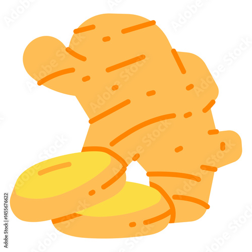 Ginger Flat vector