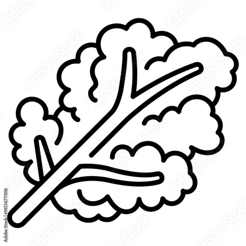 Kale Line Icon