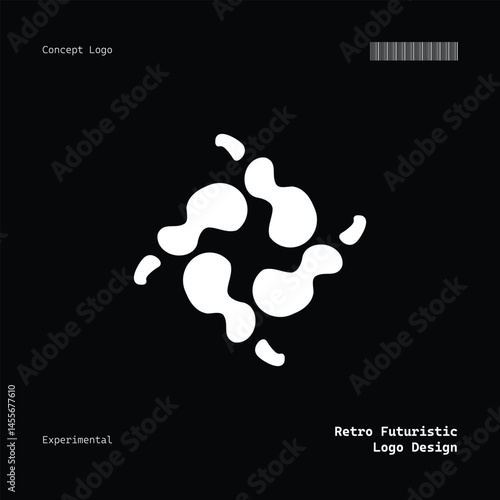 Minimalist Retro Futuristic Logo for Multipurpose Use
