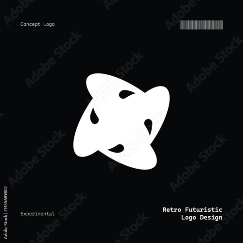 Minimalist Retro Futuristic Logo for Multipurpose Use