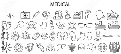 Explore various Medical Icons and Symbols crucial for effective Healthcare Design and communication