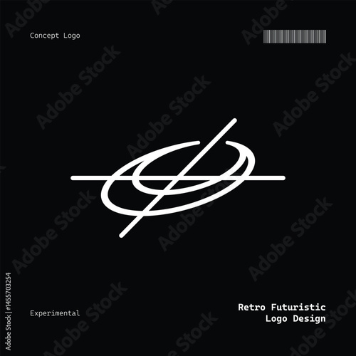 Minimalist Retro Futuristic Logo for Multipurpose Use