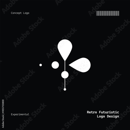 Minimalist Retro Futuristic Logo for Multipurpose Use