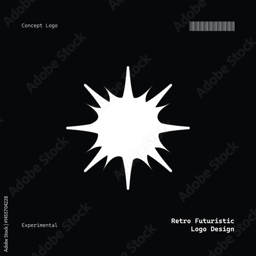 Minimalist Retro Futuristic Logo for Multipurpose Use