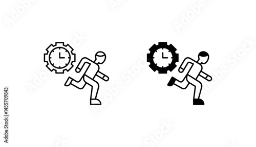 Action icon design with white background stock illustration