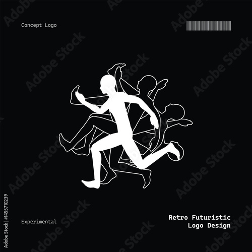 Minimalist Retro Futuristic Logo for Multipurpose Use