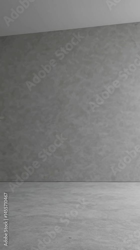 Wallpaper Mural Minimalist interior design: evolving light and shadow across modern concrete wall. Torontodigital.ca