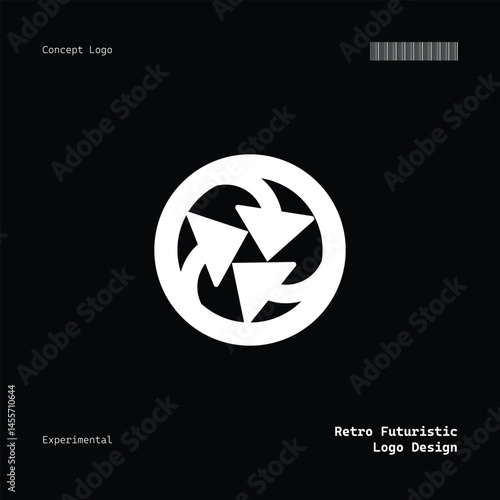 Minimalist Retro Futuristic Logo for Multipurpose Use