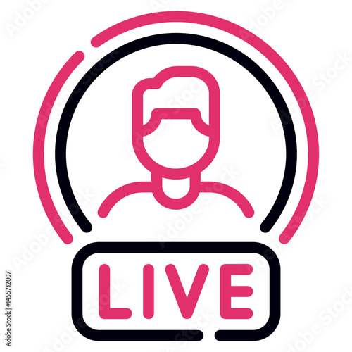 Live Streaming Icon
