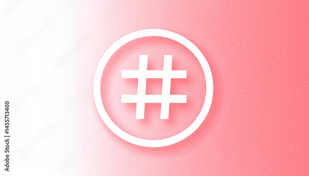 Obraz premium Exploring the impact of hashtag trends on social media engagement online platforms graphic design digital environment creative viewpoint