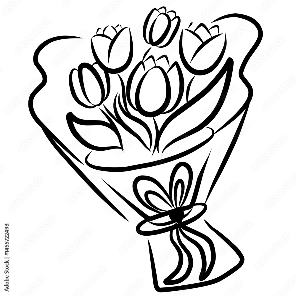 black and white flower black and white flower