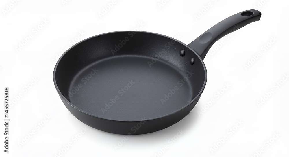 Empty black round frying pan Empty black round frying pan