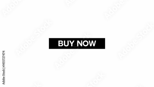 Buy Now button animation with Mouse Click, white background.