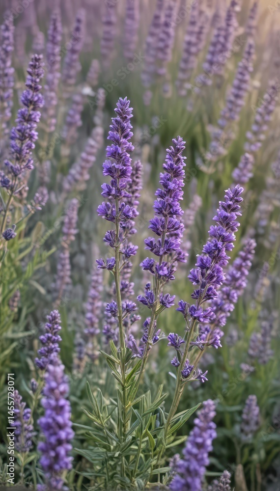Obraz premium A profuse cluster of fragrant lavender blossoms , blossom, flowers, bloom