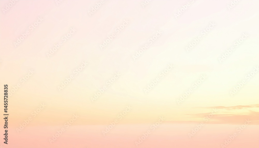 Fototapeta premium Serene sunrise over tranquil ocean coastal landscape photography soft light aesthetic harmony
