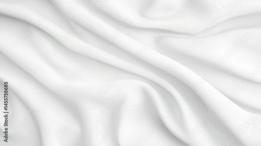 A Blank White Fabric A Blank White Fabric