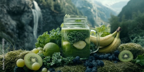A healthy drink with natural ingredients.