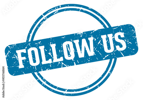 follow us stamp