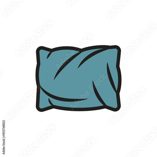 Stylized Pillow logo vector and symbol design