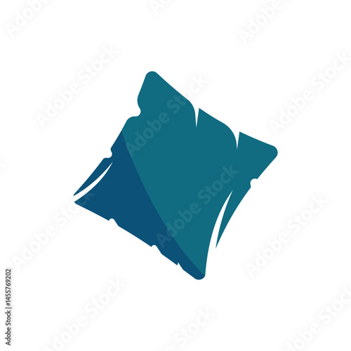 Stylized Pillow logo vector and symbol design