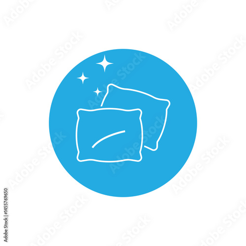 Stylized Pillow logo vector and symbol design