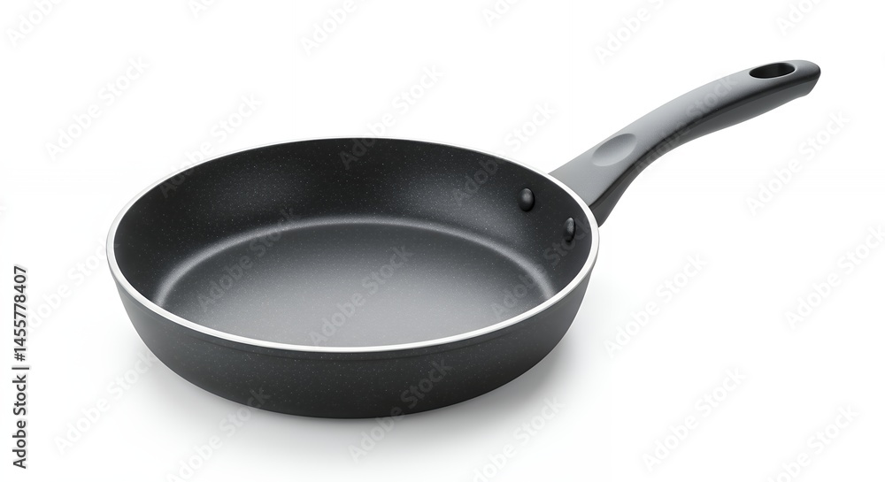 Isolated frying pan on white background culinary cooking utensil Isolated frying pan on white background culinary cooking utensil
