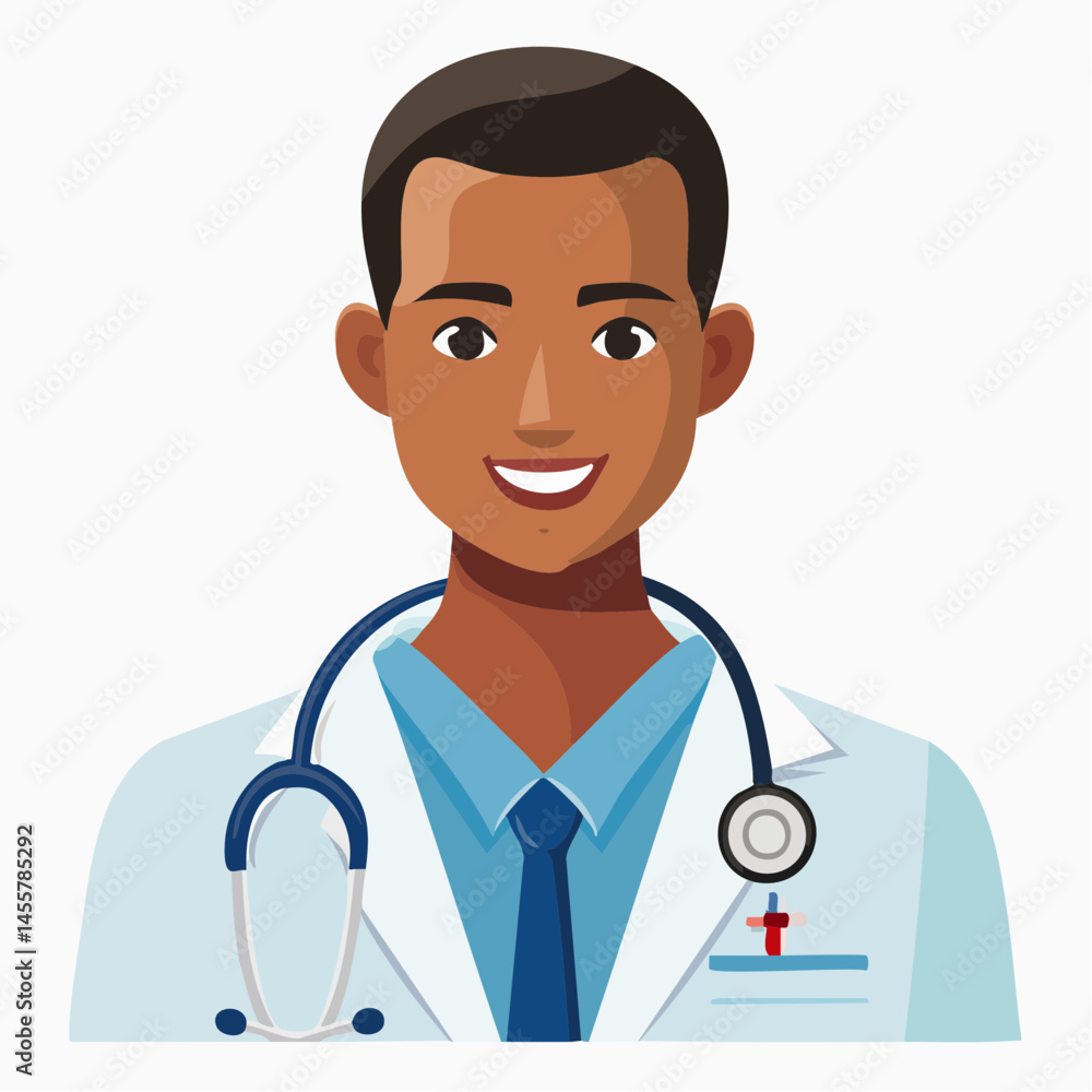 Fototapeta premium doctor flat design