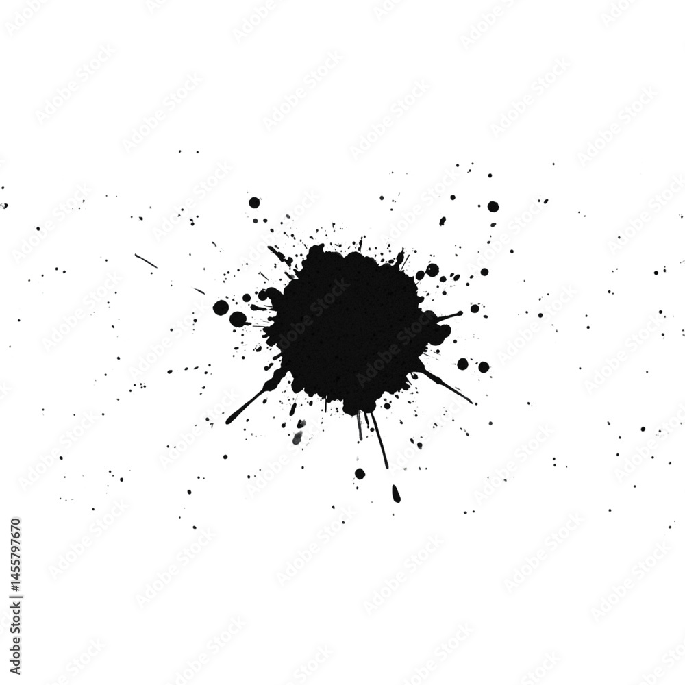 dark ink splash with various splatters and droplets, creating artistic and dynamic effect. This design can be used for backgrounds, textures, or creative projects dark ink splash with various splatters and droplets, creating artistic and dynamic effect. This design can be used for backgrounds, textures, or creative projects