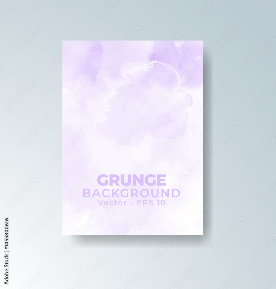Fototapeta premium Cards with watercolor background. Design for your cover, date, postcard, banner, logo.