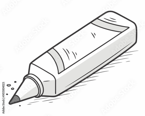 eraser vectoricon white background 