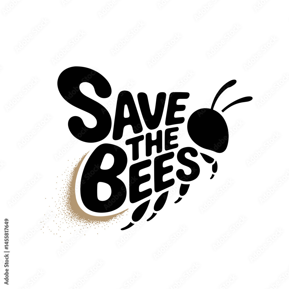 Fototapeta premium Awareness campaign promoting bee conservation through engaging designs that encourage environmental responsibility and support for pollinators