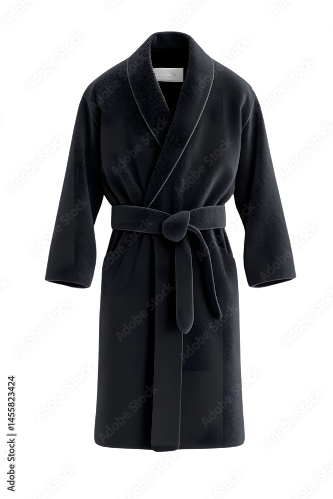 Soft clean terry bathrobe isolated on white. AI Generated Images Soft clean terry bathrobe isolated on white. AI Generated Images