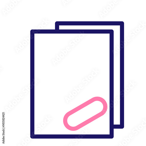 copy free Vector Line Two Colors Icon Design