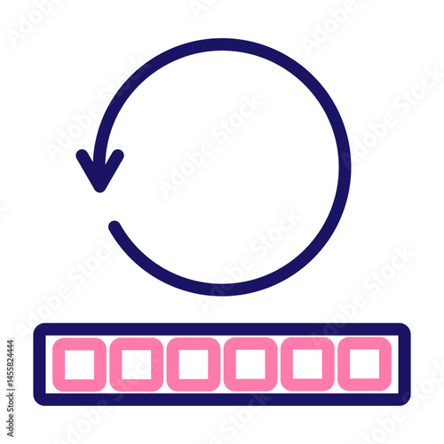 complete Vector Line Two Colors Icon Design