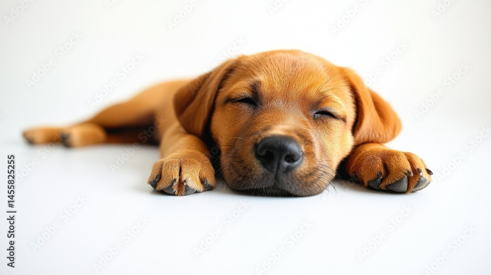 Obraz premium Sleepy puppy resting