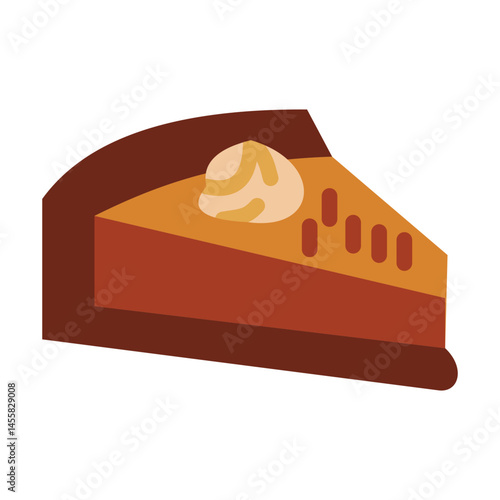 Pie Slice Vector Design Icon Style