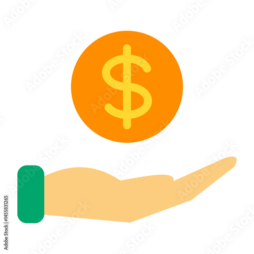 Funding Vector Design Icon Style