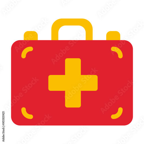 First Aid Kit Vector Design Icon Style