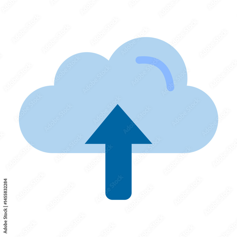 Upload Vector Design Icon Style Upload Vector Design Icon Style
