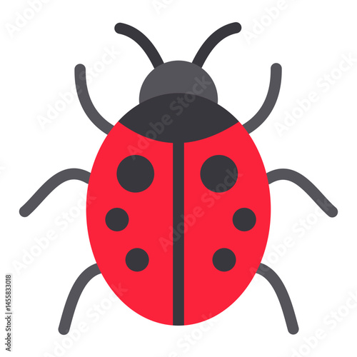 Ladybug Vector Design Icon Style