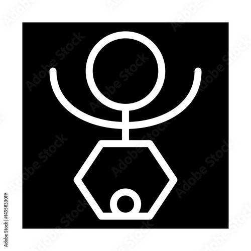 Biomechanics Glyph icons
